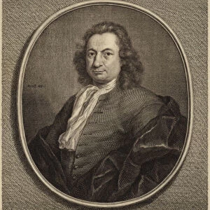 Portrait of Isaac le Long (engraving)