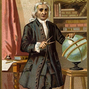 Portrait of Isaac Newton (1642-1727), English mathematician, physicist and astronomer