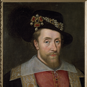 Portrait of James I, King of England and Ireland (James VI, King of Scotland), c