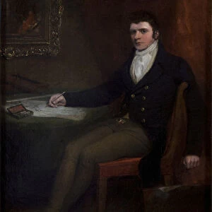 Portrait of John Dobson (oil on board)