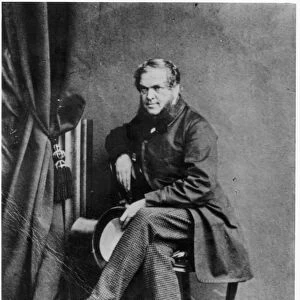 Portrait of John Forster (1812-76) (b / w photo)