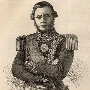 Portrait of Justo Jose de Urquiza y Garcia 1801-1870 - Argentina general