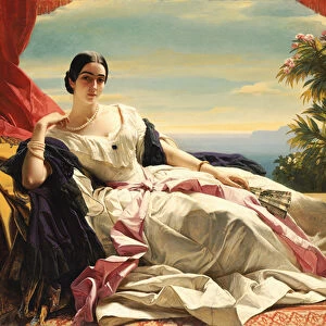 Portrait of Leonilla, Princess of Sayn-Wittgentein-Sayn, 1843 (oil on canvas)