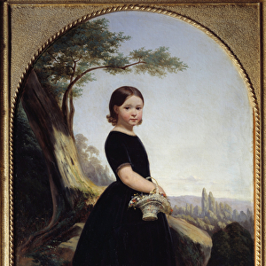 Portrait of a little girl (Esther Debost) Esther Debost, cousin of the artist