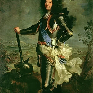 Portrait of Louis XIV (1638-1715) (oil on canvas)