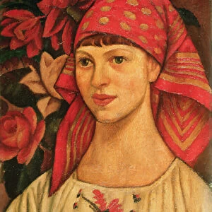 Portrait of Lydia Sherwood, 1907 (oil on board)
