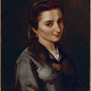 Portrait of Madame Buchon (oil on canvas, 1864)