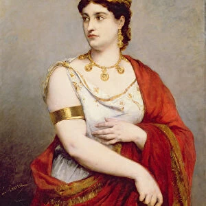 Portrait of Mademoiselle George (1787-1867) (oil on canvas)