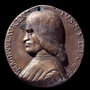 Portrait medal of Lorenzo de Medici, known as the Magnificent (Bronze, 15th century)