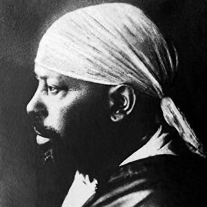 Portrait of Menelik II (1844-1913), Emperor of Ethiopia (1889-1913)