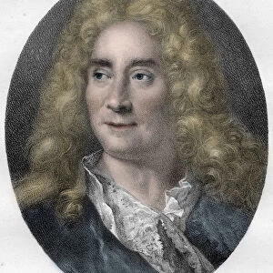 Portrait of Michel Boyron (Michel Baron), English actor and playwright (1653-1729