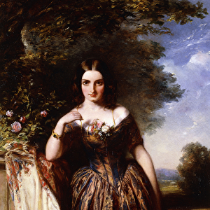 Portrait of Mrs. J. Hardcastle, nee Anne Capper (1817-1882), 1846 (oil on canvas)