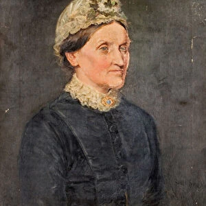Portrait of an Old Woman, 1881 (oil on canvas)