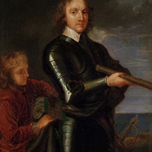 Portrait of Oliver Cromwell (1599-1658) (oil on canvas)