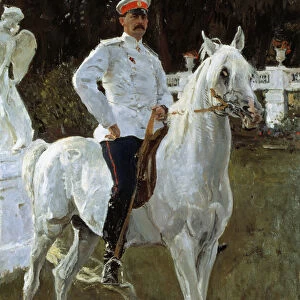 Portrait of Prince Felix Yussupov (1887-1967) 1903 (oil on canvas)