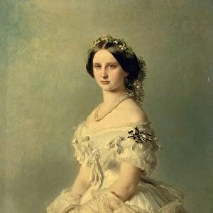 Portrait of Princess of Baden, 1856 (oil on canvas)
