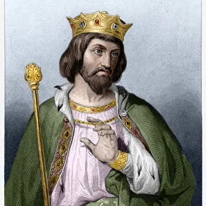 Portrait of Robert II the Pieux (v. 972 - 1031), King of France - in "