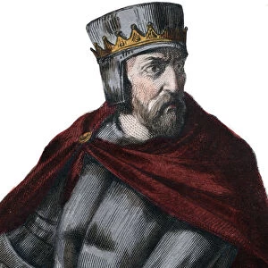 Portrait of Simon IV de Montfort, 5th Earl of Leicester (1150-1218), French nobleman