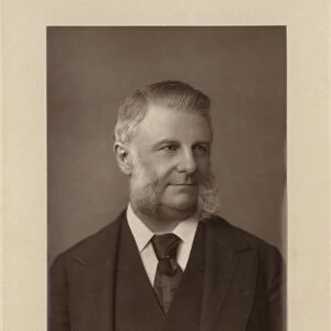 Portrait of Sir Frederick Abel (b / w photo)
