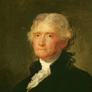 Portrait of Thomas Jefferson, after a painting by Gilbert Stuart (1755-1828) (oil
