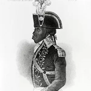 Portrait of Toussaint L Ouverture (1743-1803) from the Universal History