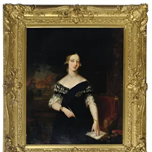 Portrait of the young Queen Victoria (oil on canvas)
