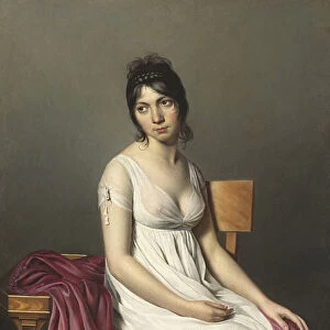 Portrait of a Young Woman in White, c. 1798 (oil on canvas)