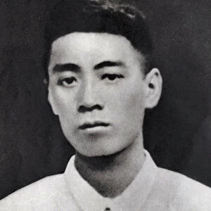 Portrait of Zhou Enlai (or Chou En-Lai (En Lai) or Cheou Ngen-Lai (Ngen lai