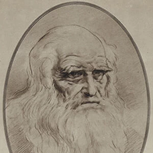 Portraits of Great Painters: Leonardo da Vinci (litho)