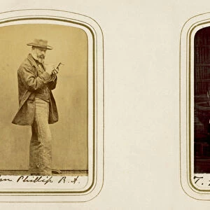 Portraits of John Phillip and John Henry Foley (sepia photo)