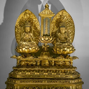 Prabhutaratna and Shayamuni -- The tribute to the Lotus Sutra