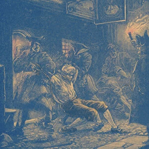 Press-gang at work, 18th century
