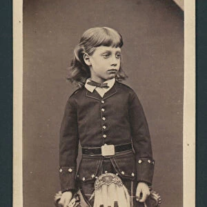 Prince Albert Victor (b / w photo)