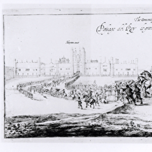 The Procession of Charles II (1630-85) and his New Queen, Catherine of Braganza