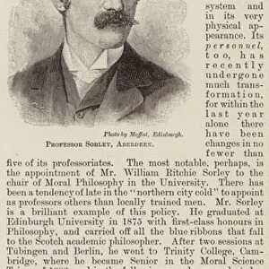 Professor Sorley, Aberdeen (engraving)