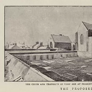 The Proposed Restoration of Paisley Abbey (litho)