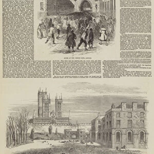 Protectionist Meeting at Lincoln (engraving)