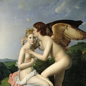 Psyche Receiving the First Kiss of Cupid, 1798 (oil on canvas)