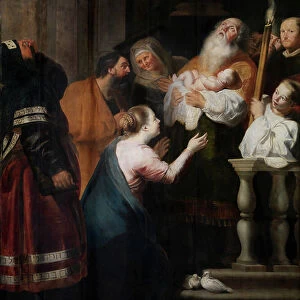 The Purification of the Presentation in the Temple (oil on panel)