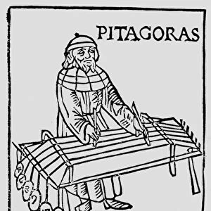 Pythagoras (wood engraving)