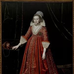 Queen Elizabeth of Bohemia "The Winter Queen" (1596-1662), 1576-1621 (oil on canvas)