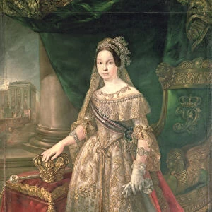 Queen Isabella II (1830-1904) 1843 (oil on canvas)