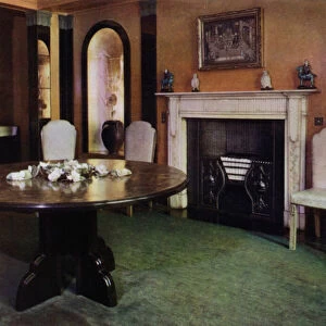 R W Symonds and Robert Lutyens, Dining Room (colour photo)