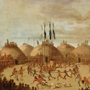 The Last Race, O-Kee-pa Ceremony, 1832 (oil on canvas)