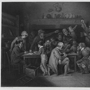 The Raffle for the Watch, from the picture in the Vernon Gallery (engraving)