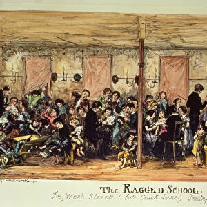 The Ragged School, West Street (previously Chick Lane), Smithfield (print)