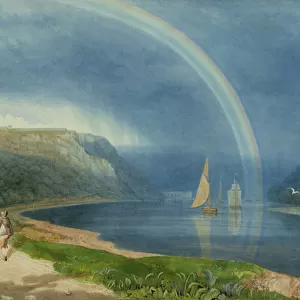 Rainbow on the River Avon, c. 1825 (w / c on paper)