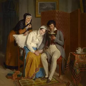 Reading to the Convalescent, c. 1827 (oil on canvas)