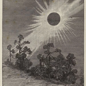 The Recent Total Eclipse of the Sun (engraving)