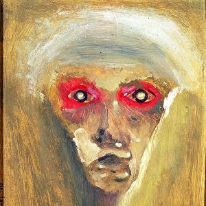 The Red Gaze, 1910 (oil on board)